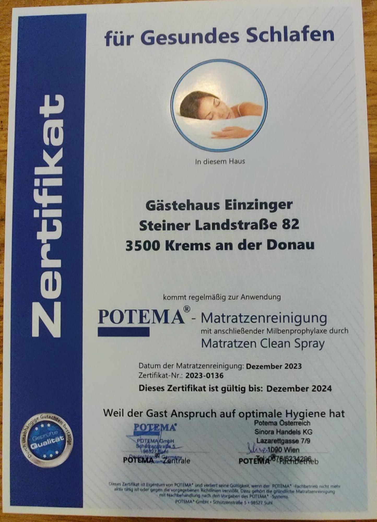 Gaestehaus Einzinger Krems an der Donau Esterno foto